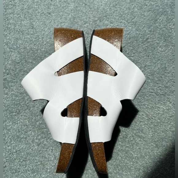 Lola Sabbia Blake Leather Cork Slide Sandals - Picture 3 of 7